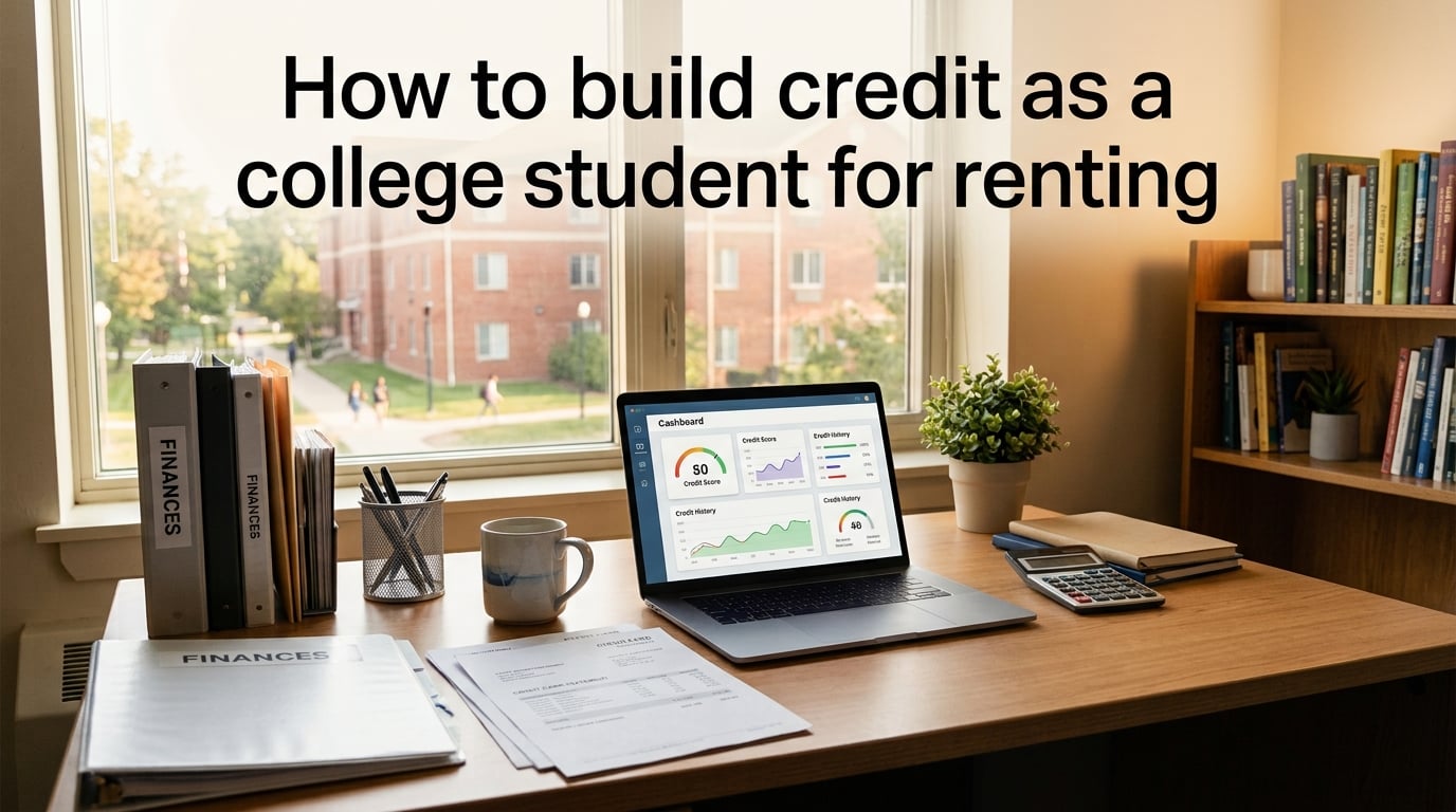 How to build credit as a college student for renting