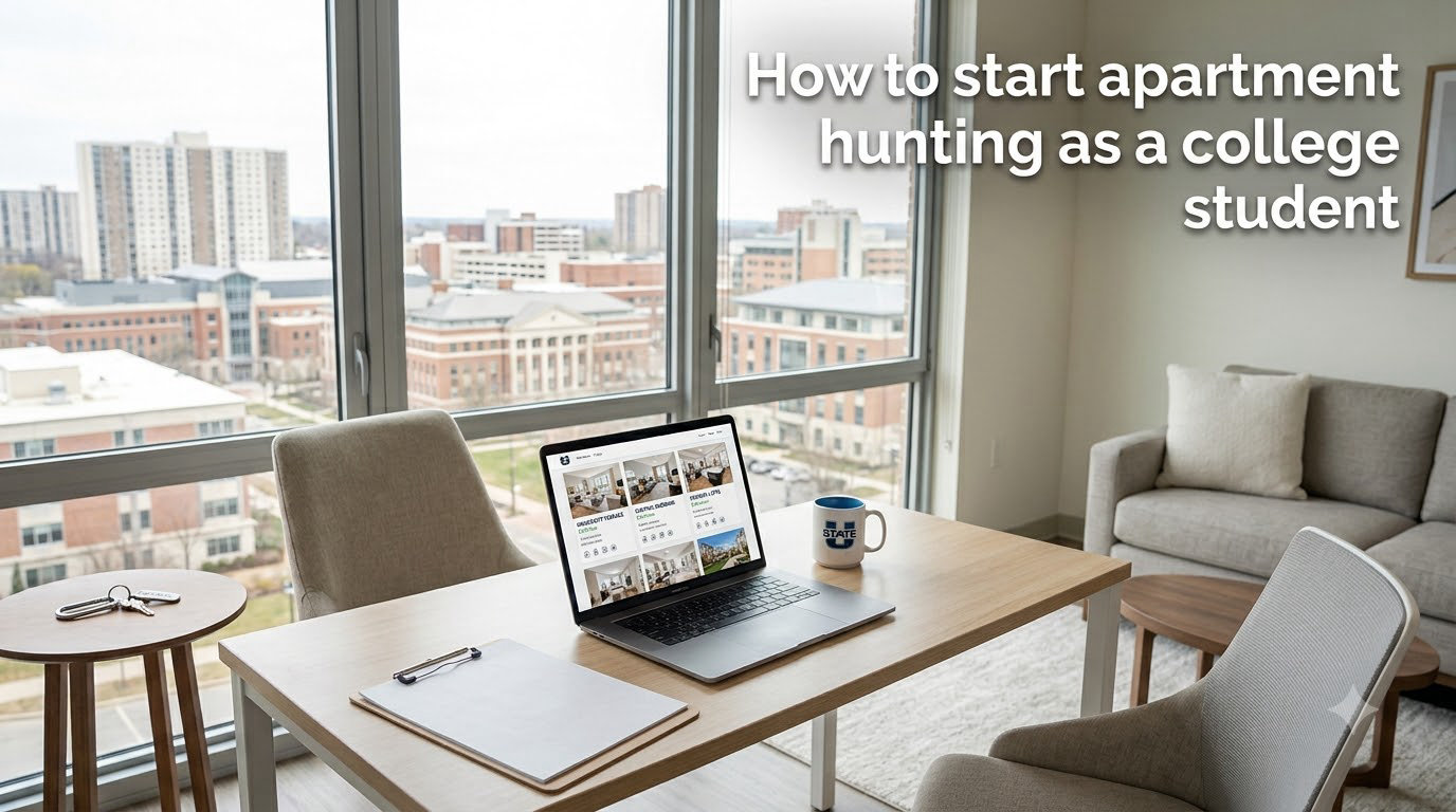How to start apartment hunting as a college student