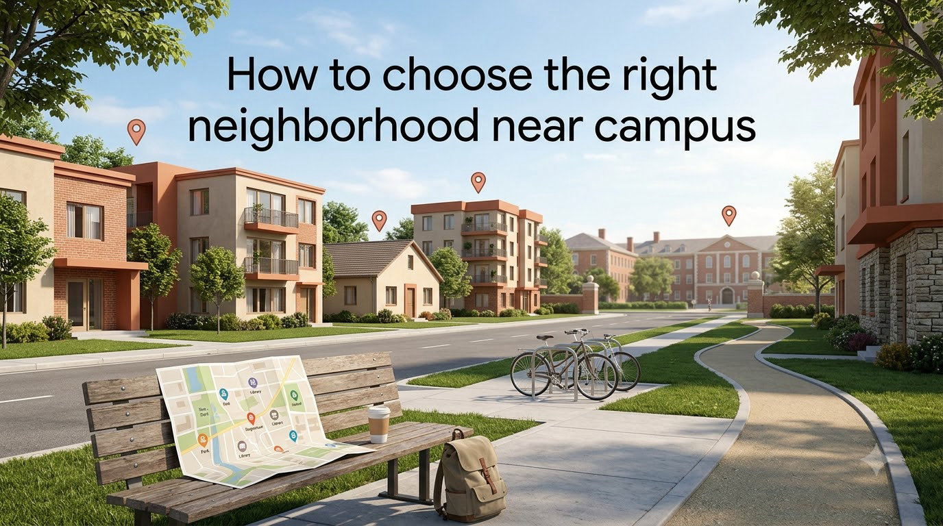 How to choose the right neighborhood near campus