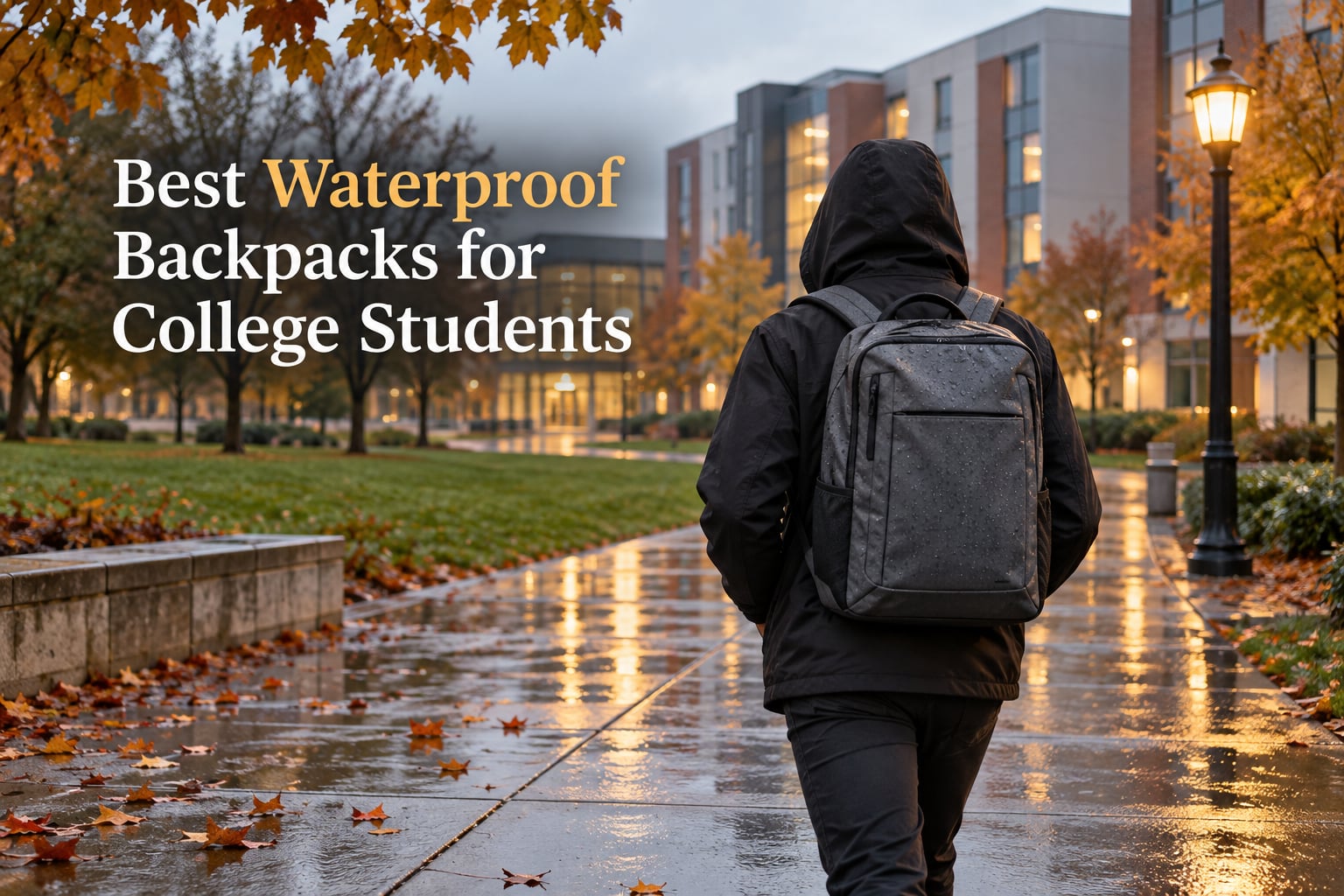 Best Waterproof Backpacks for College Students