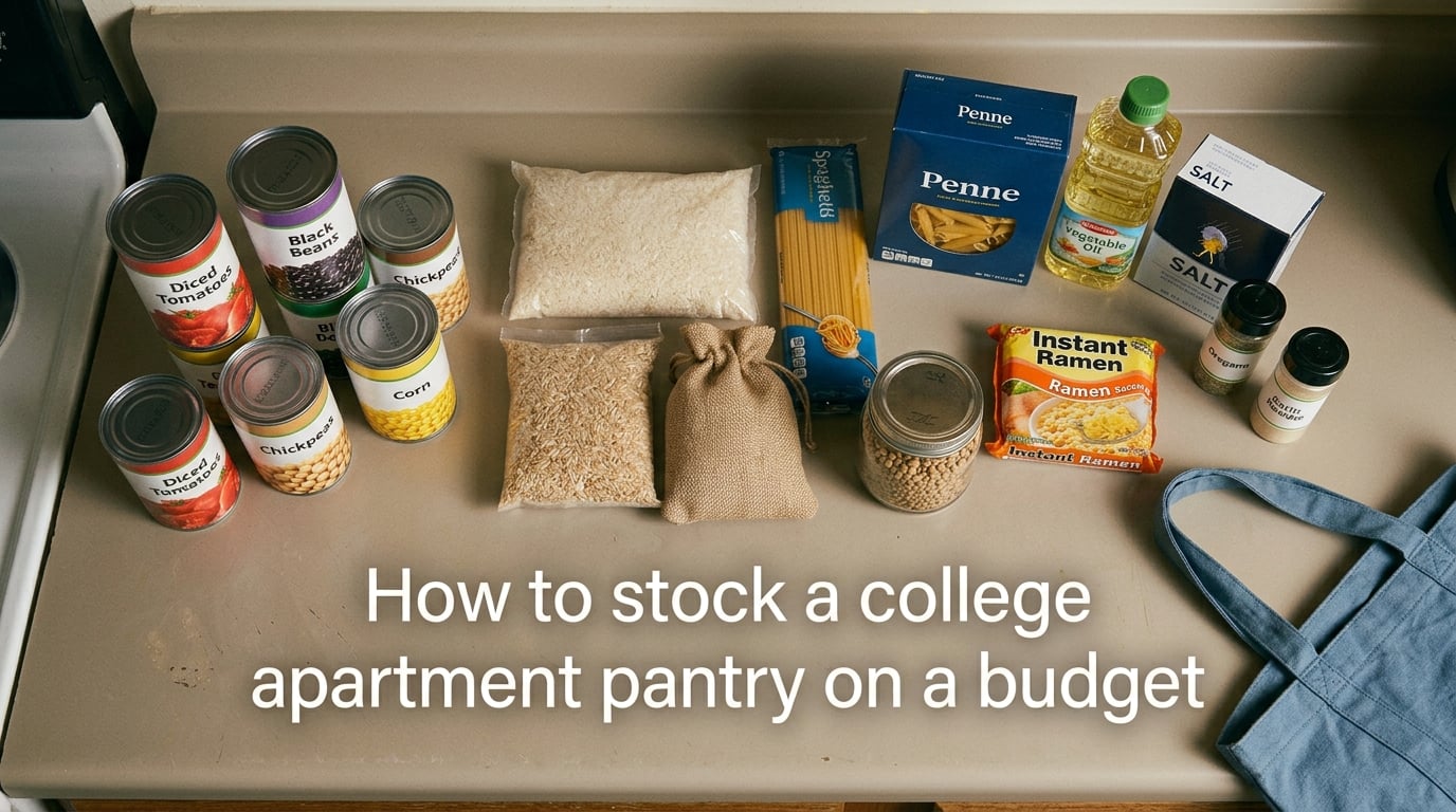 How to stock a college apartment pantry on a budget