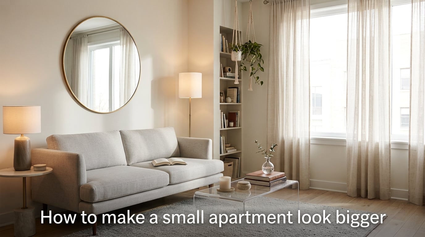How to make a small apartment look bigger