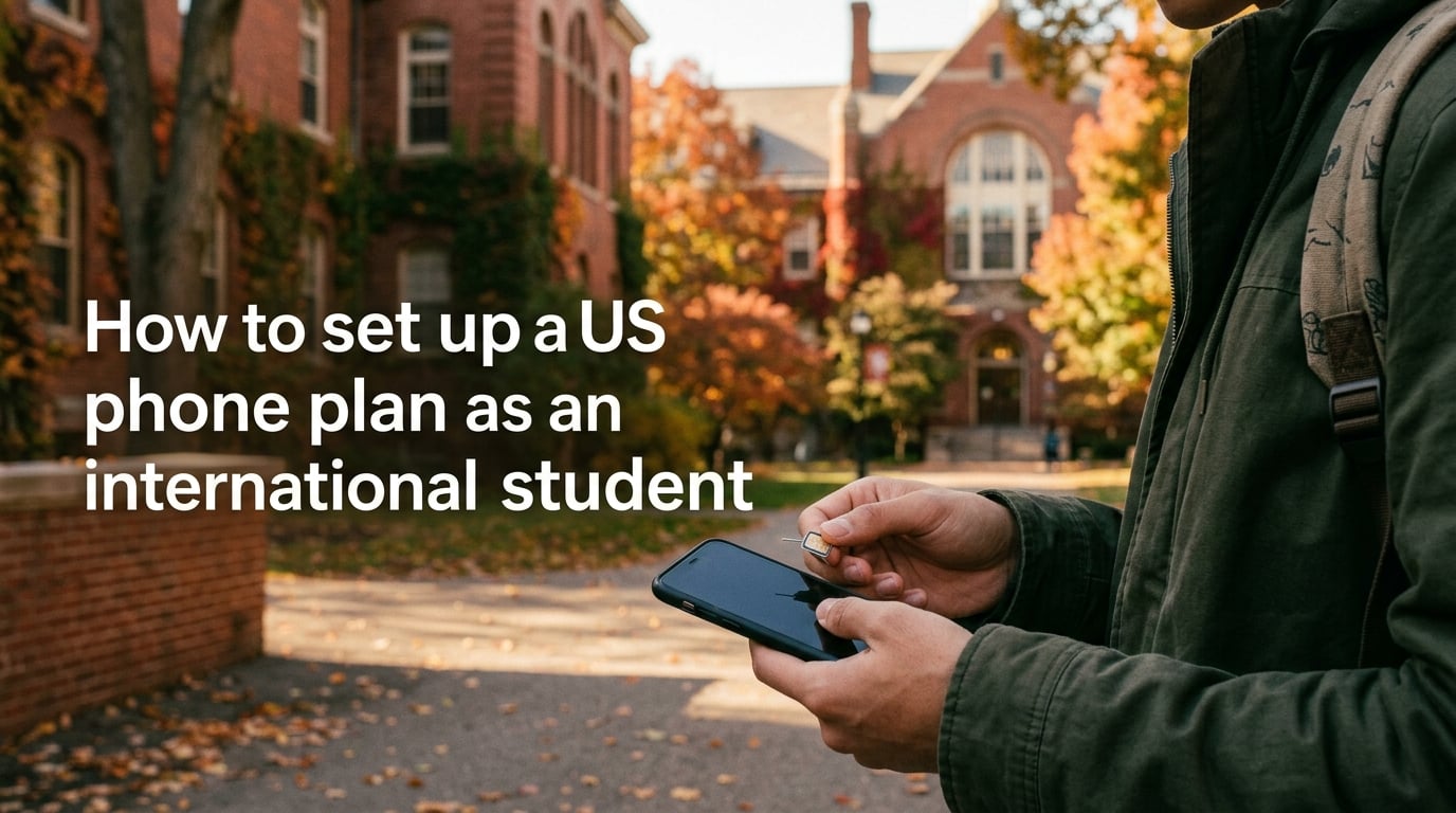 How to set up a US phone plan as an international student
