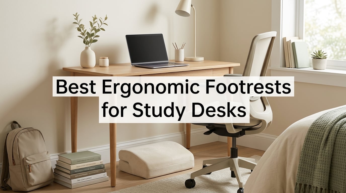 Best Ergonomic Footrests for Study Desks