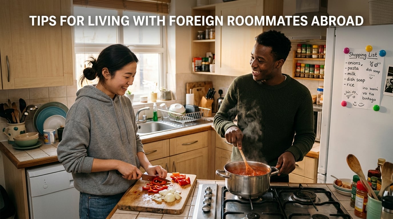 Tips for living with foreign roommates abroad