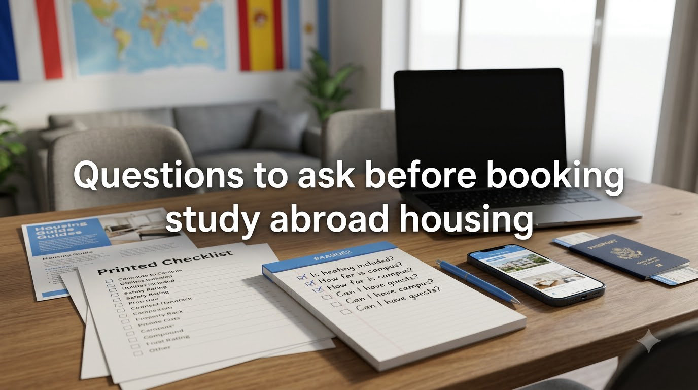 Questions to ask before booking study abroad housing