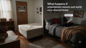 What happens if a roommate moves out early on a shared lease
