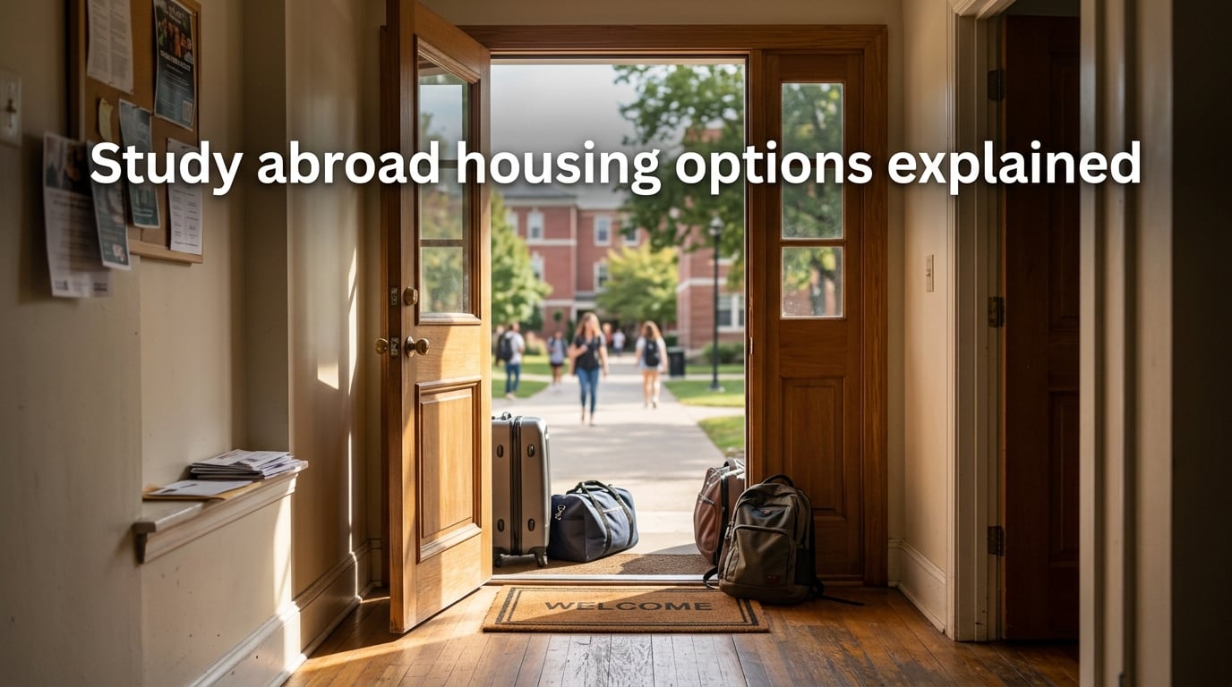 Study abroad housing options explained