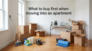 What to buy first when moving into an apartment