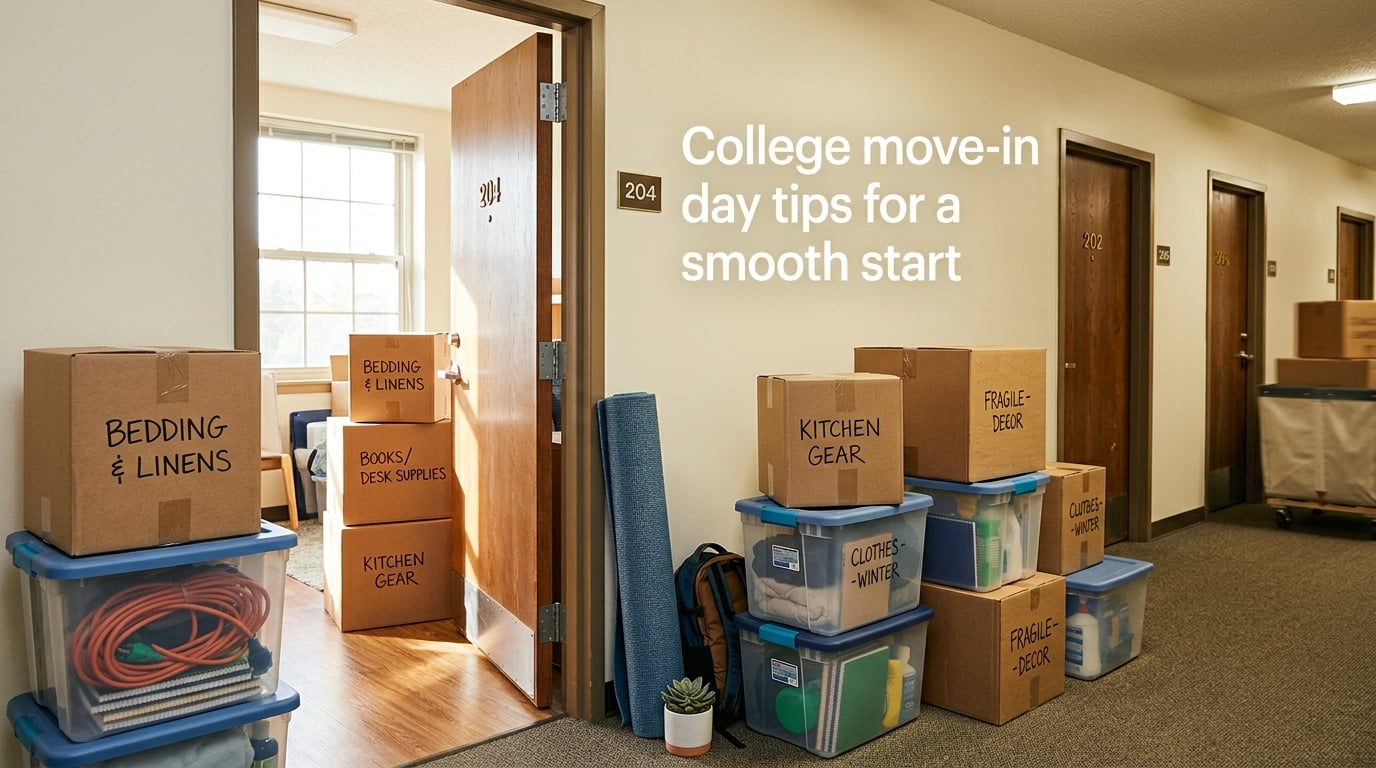College move-in day tips for a smooth start