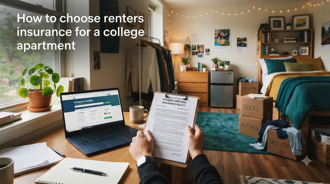 How to choose renters insurance for a college apartment