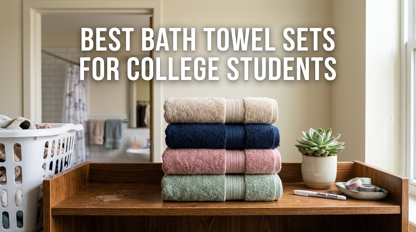 Best Bath Towel Sets for College Students