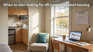 When to start looking for off-campus student housing