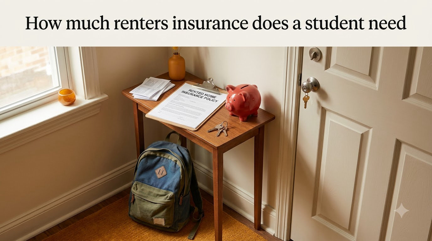 How much renters insurance does a student need