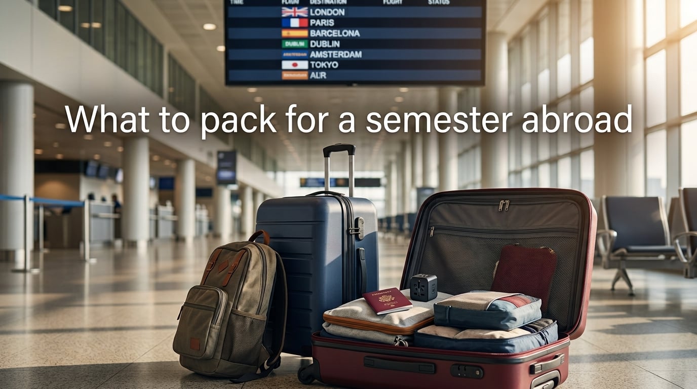What to pack for a semester abroad
