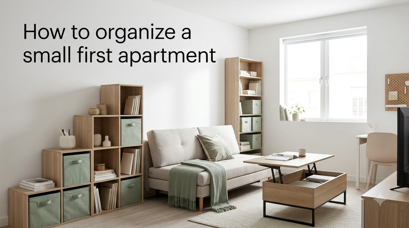 How to organize a small first apartment
