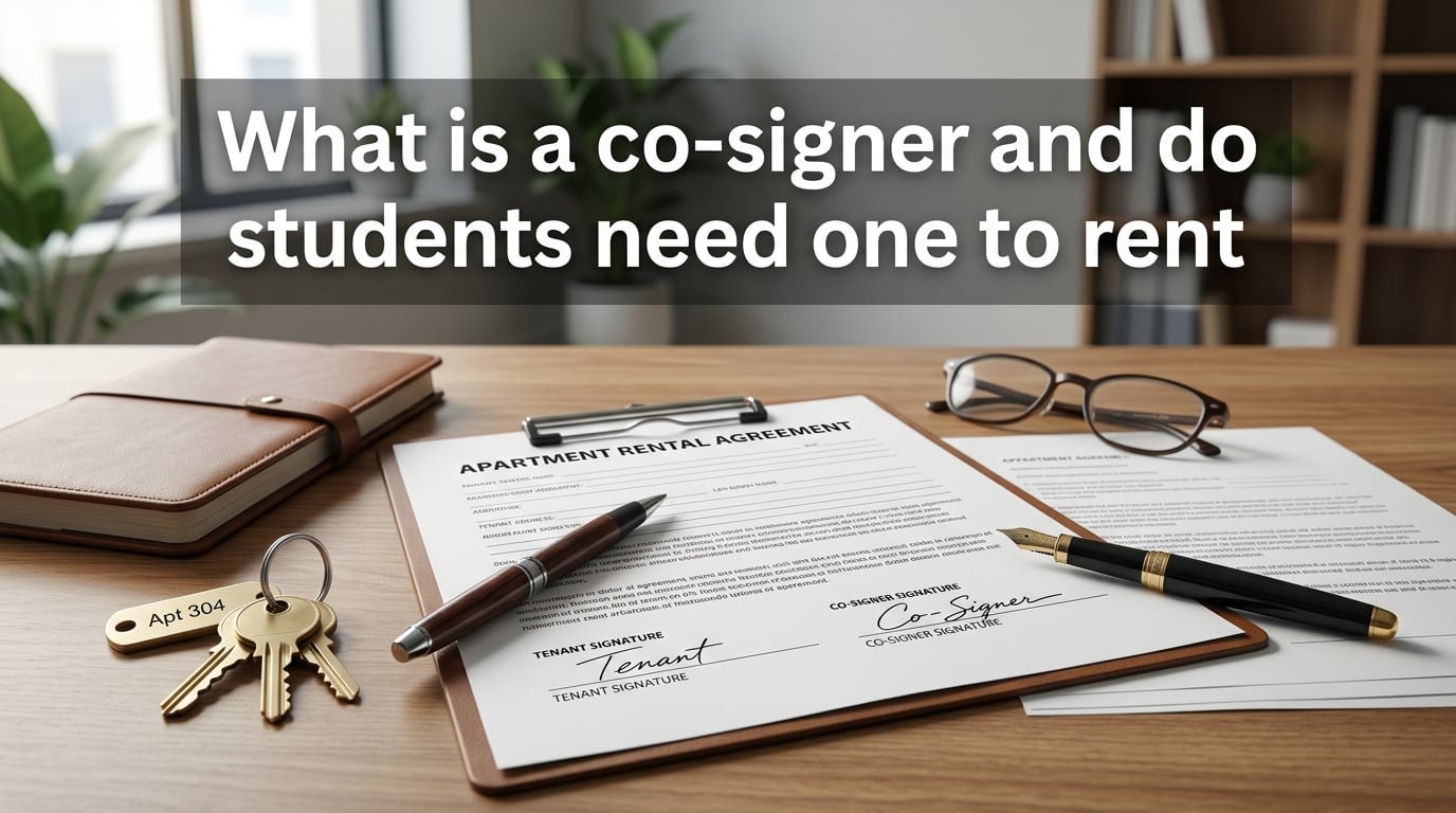 What is a co-signer and do students need one to rent