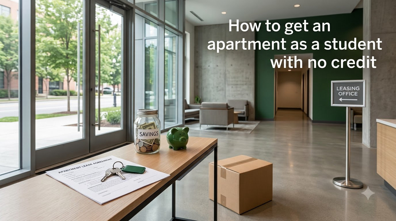 How to get an apartment as a student with no credit