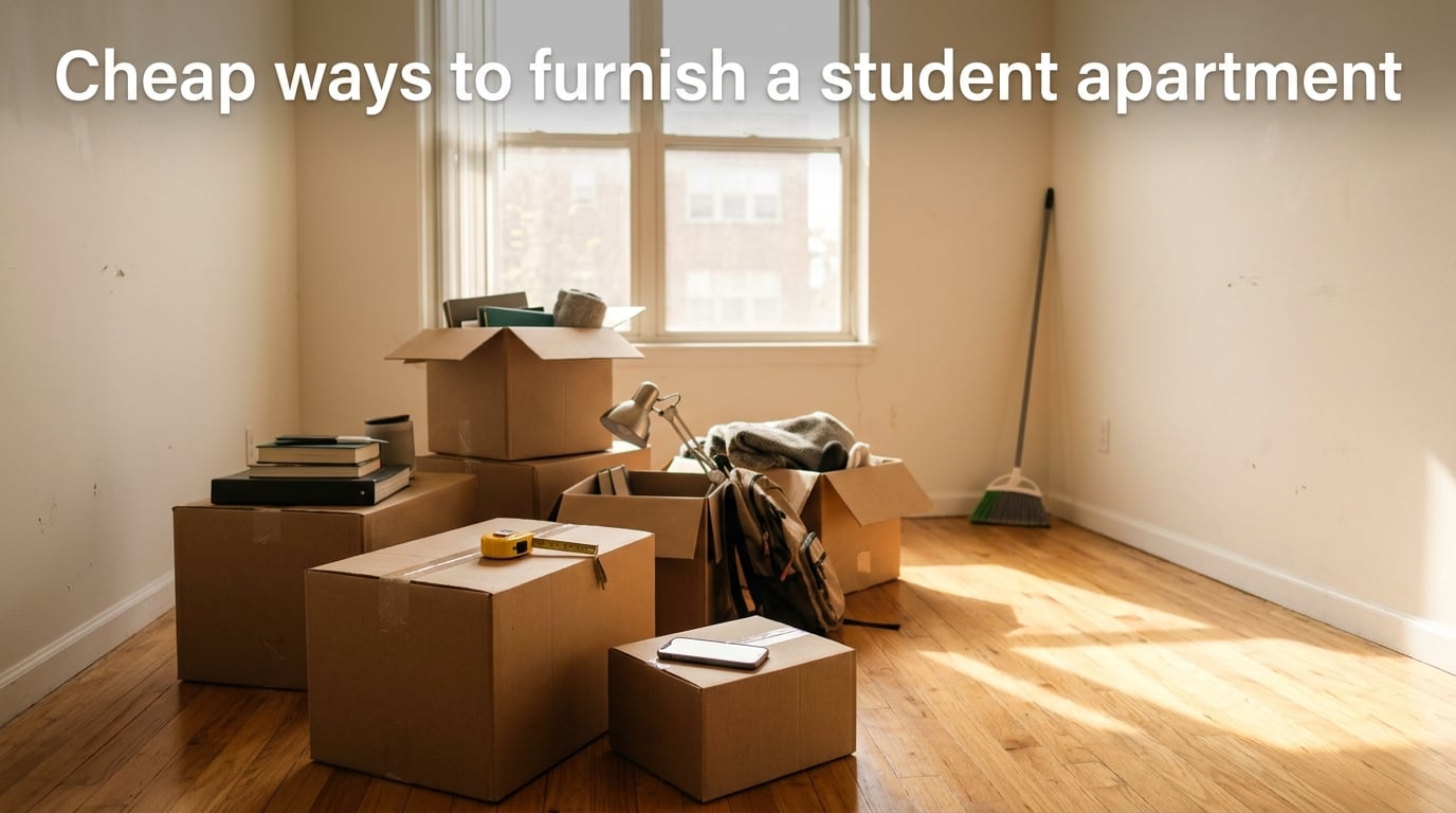 Cheap ways to furnish a student apartment