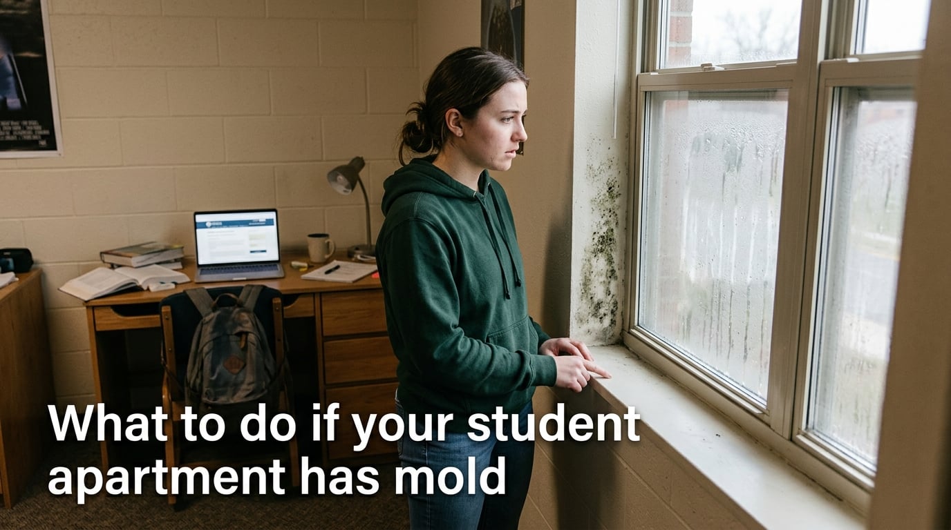 What to do if your student apartment has mold