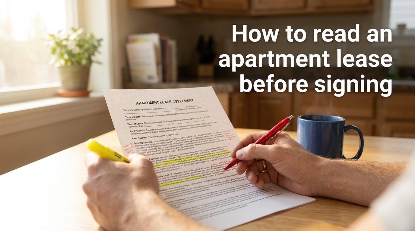 How to read an apartment lease before signing