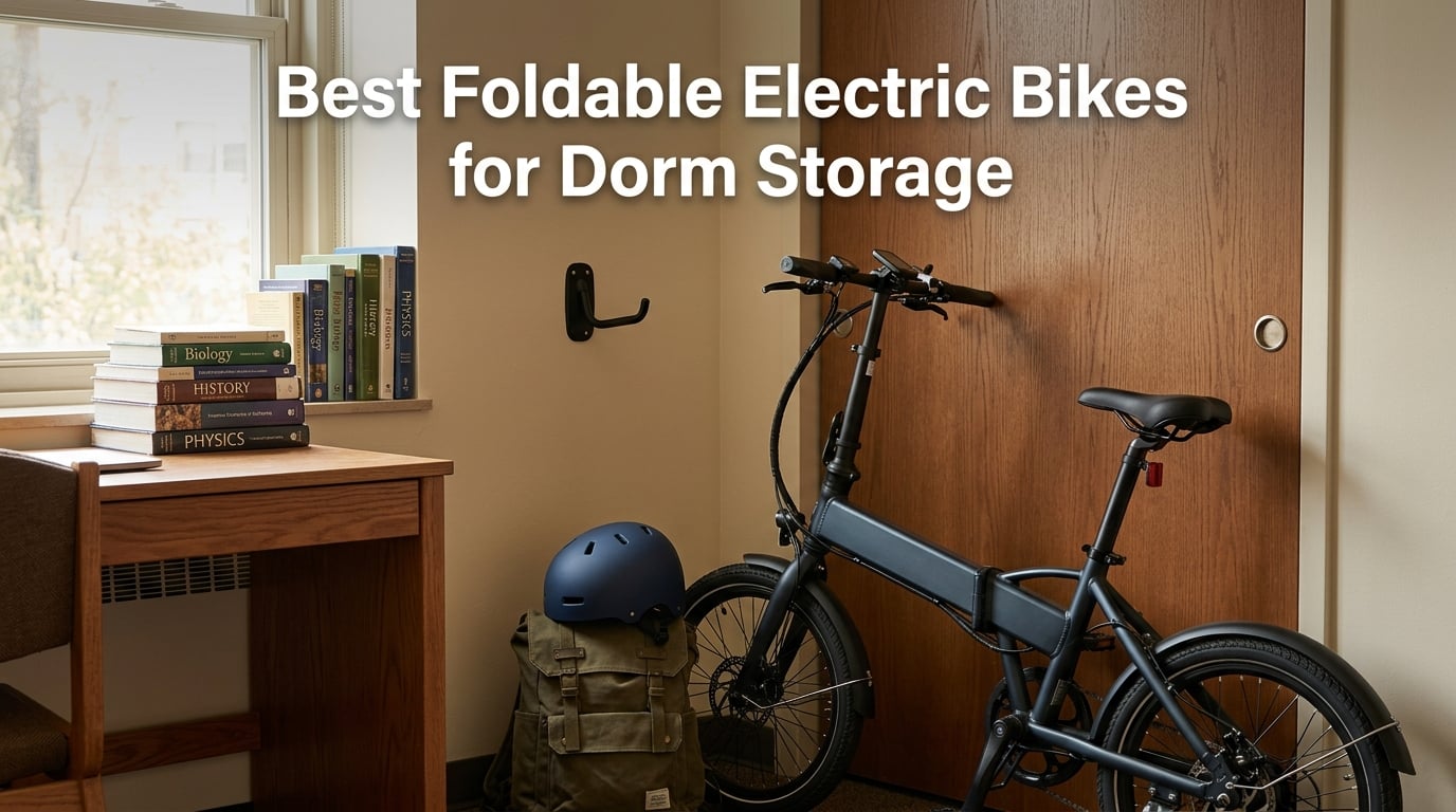 Best Foldable Electric Bikes for Dorm Storage