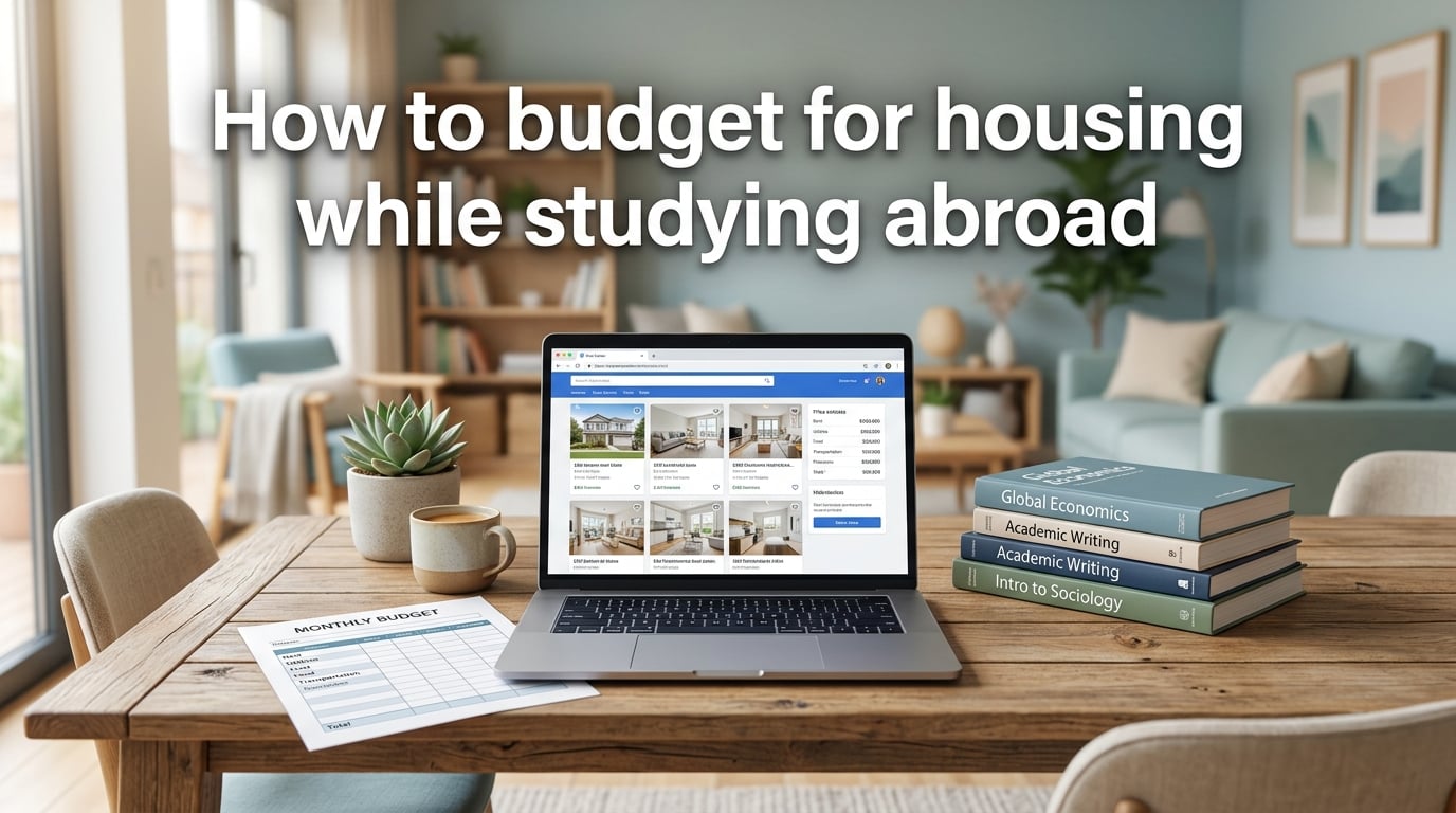 How to budget for housing while studying abroad