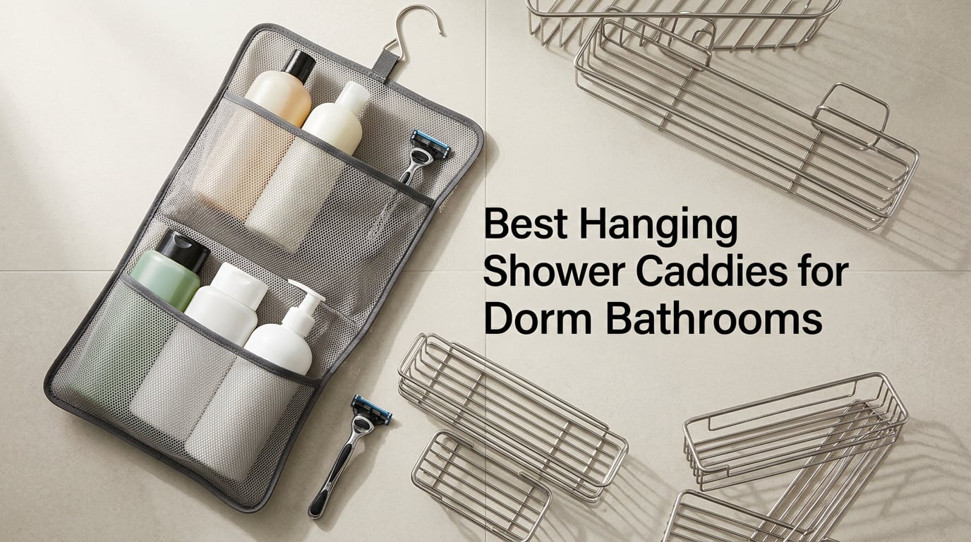 Best Hanging Shower Caddies for Dorm Bathrooms