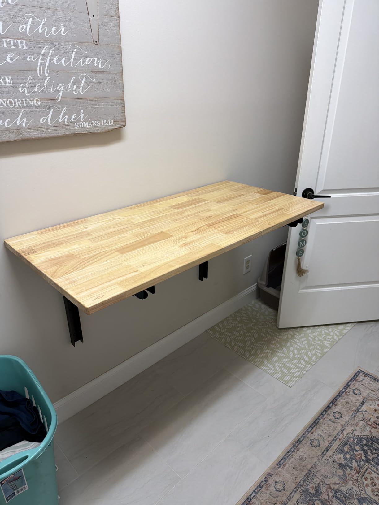 Ultrawall Wall Mounted Folding Workbench, Heavy Duty Foldable Work Table customer photo 2