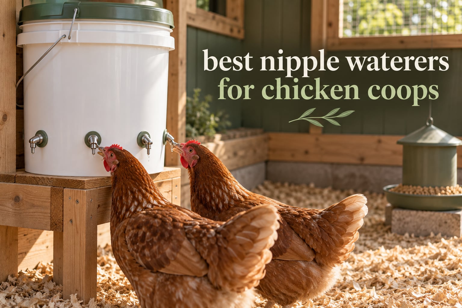 best nipple waterers for chicken coops