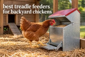 best treadle feeders for backyard chickens