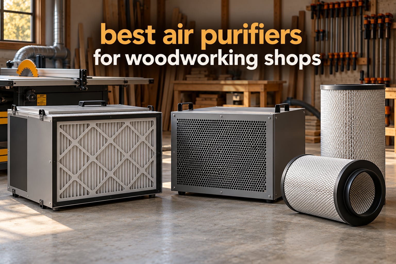 best air purifiers for woodworking shops