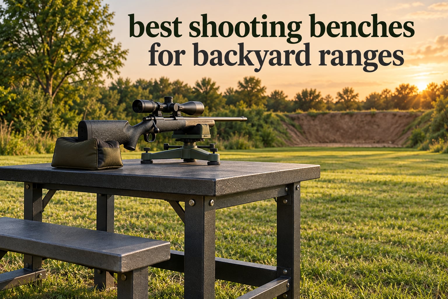 best shooting benches for backyard ranges