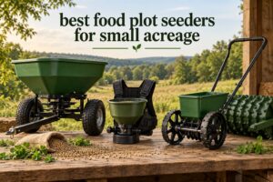 best food plot seeders for small acreage