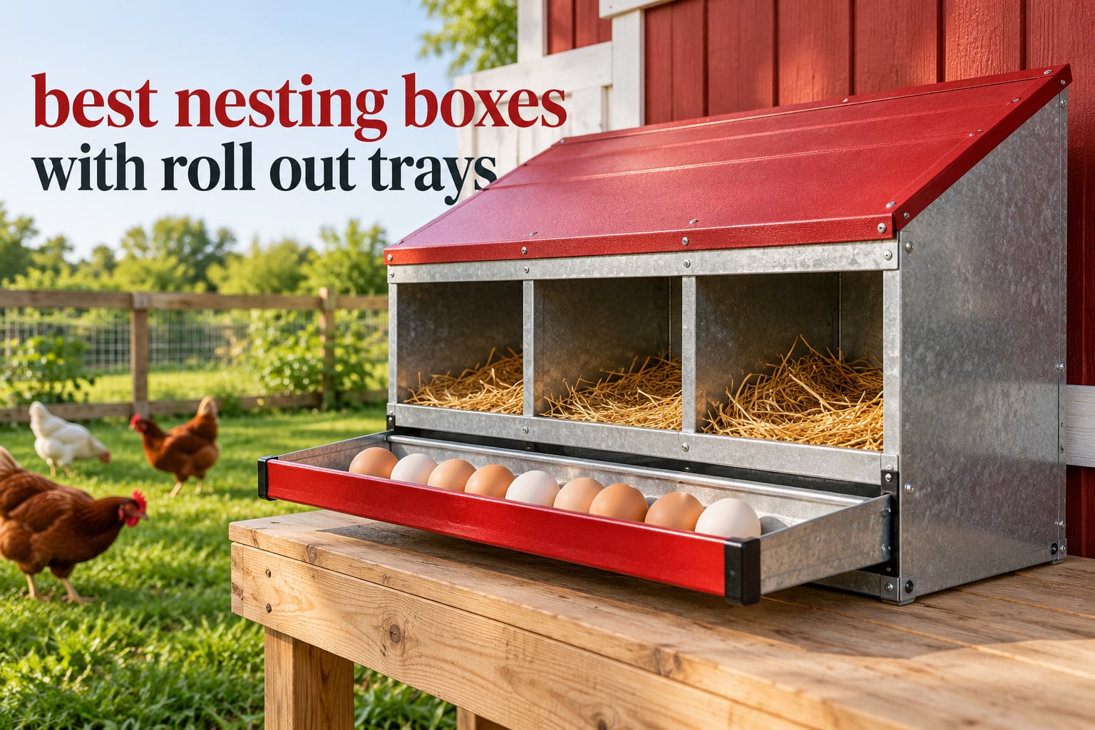 best nesting boxes with roll out trays