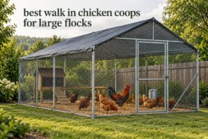 best walk in chicken coops for large flocks