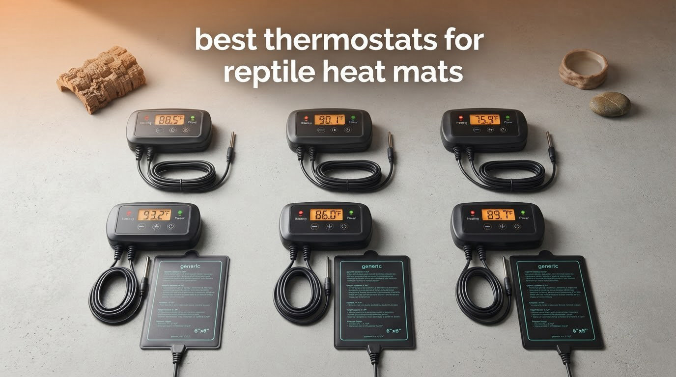 best thermostats for reptile heat mats