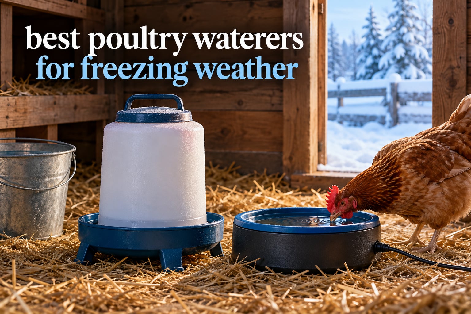 best poultry waterers for freezing weather