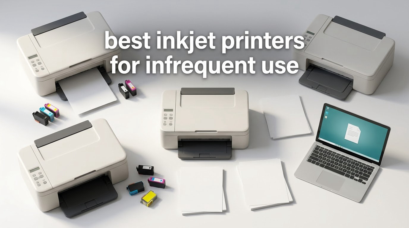 best inkjet printers for infrequent use