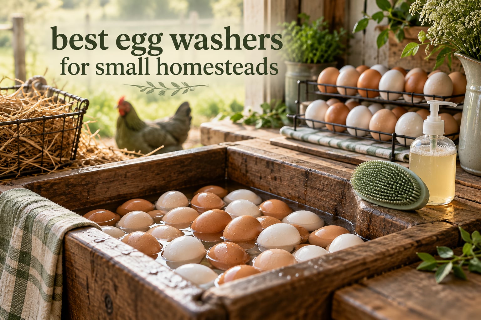 best egg washers for small homesteads