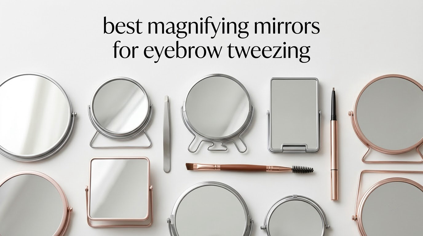 best magnifying mirrors for eyebrow tweezing