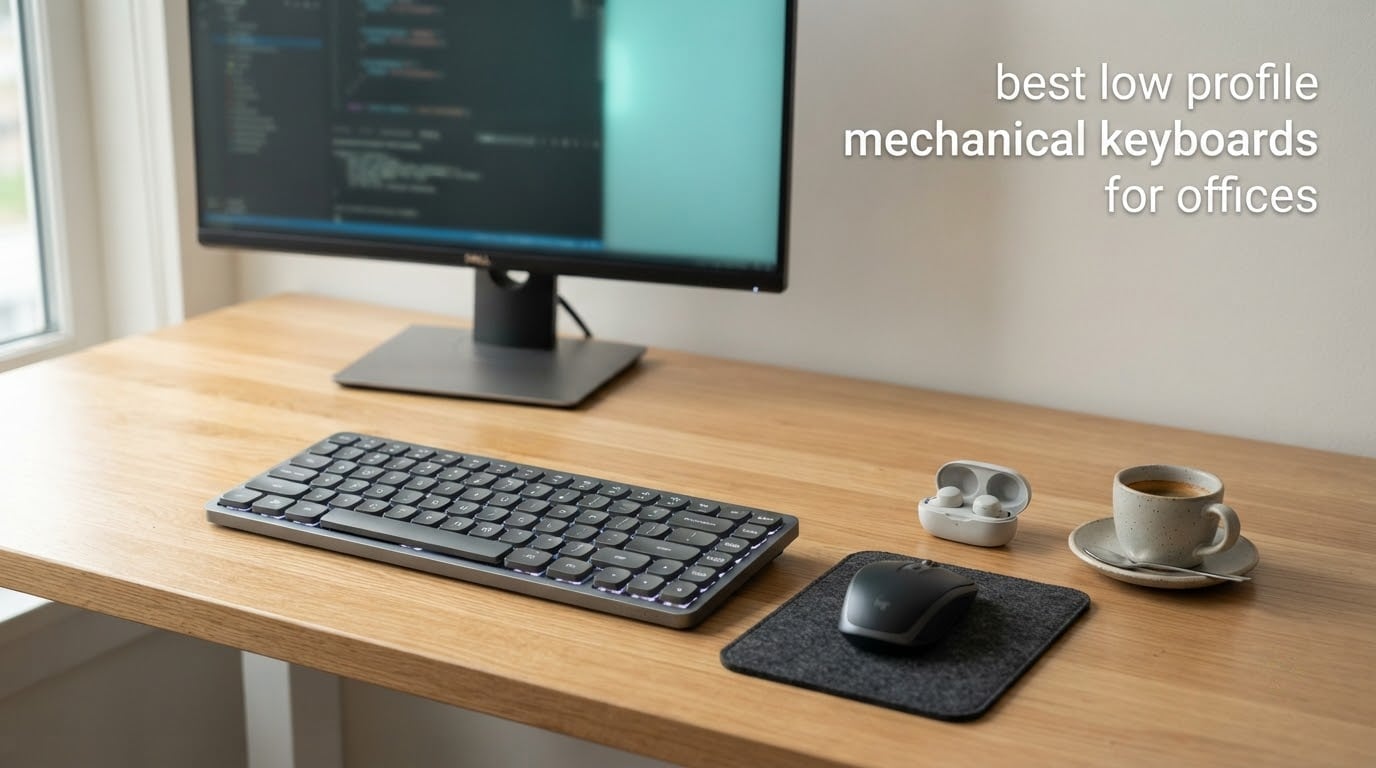 best low profile mechanical keyboards for offices
