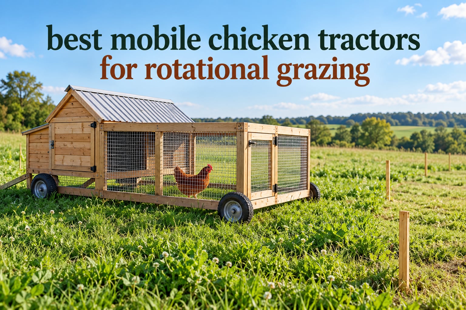 best mobile chicken tractors for rotational grazing
