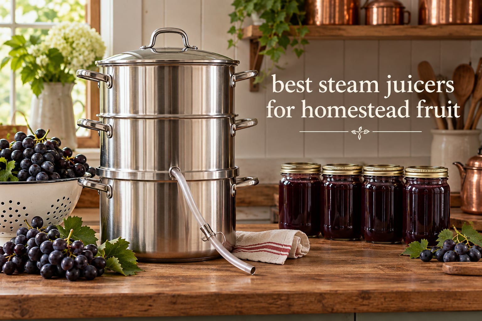 best steam juicers for homestead fruit